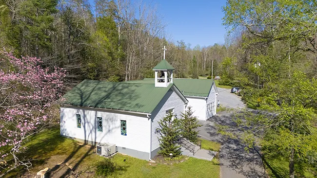 Webbs Creek church in the Spring