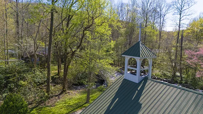 Webbs Creek church in the Spring