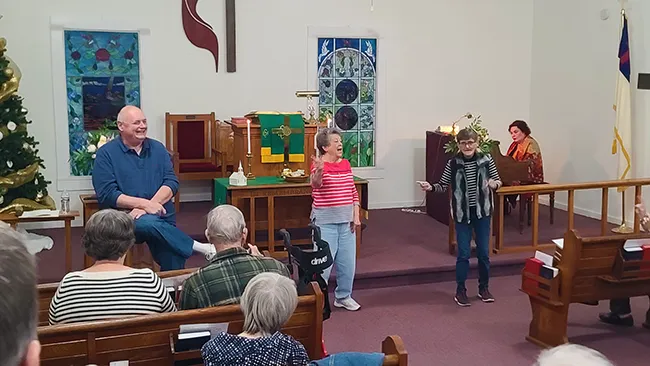 Webbs Creek church in the Spring